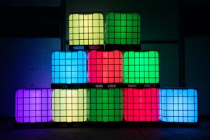 IBC containers met LED-verlichting brengen sfeer op uw evenement 